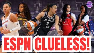 ESPN Ranks WNBA Teams OFFSEASON MOVES Which MAKE ZERO SENSE! Vegas at 1, Fever at 4 &amp; Mystics at 12!