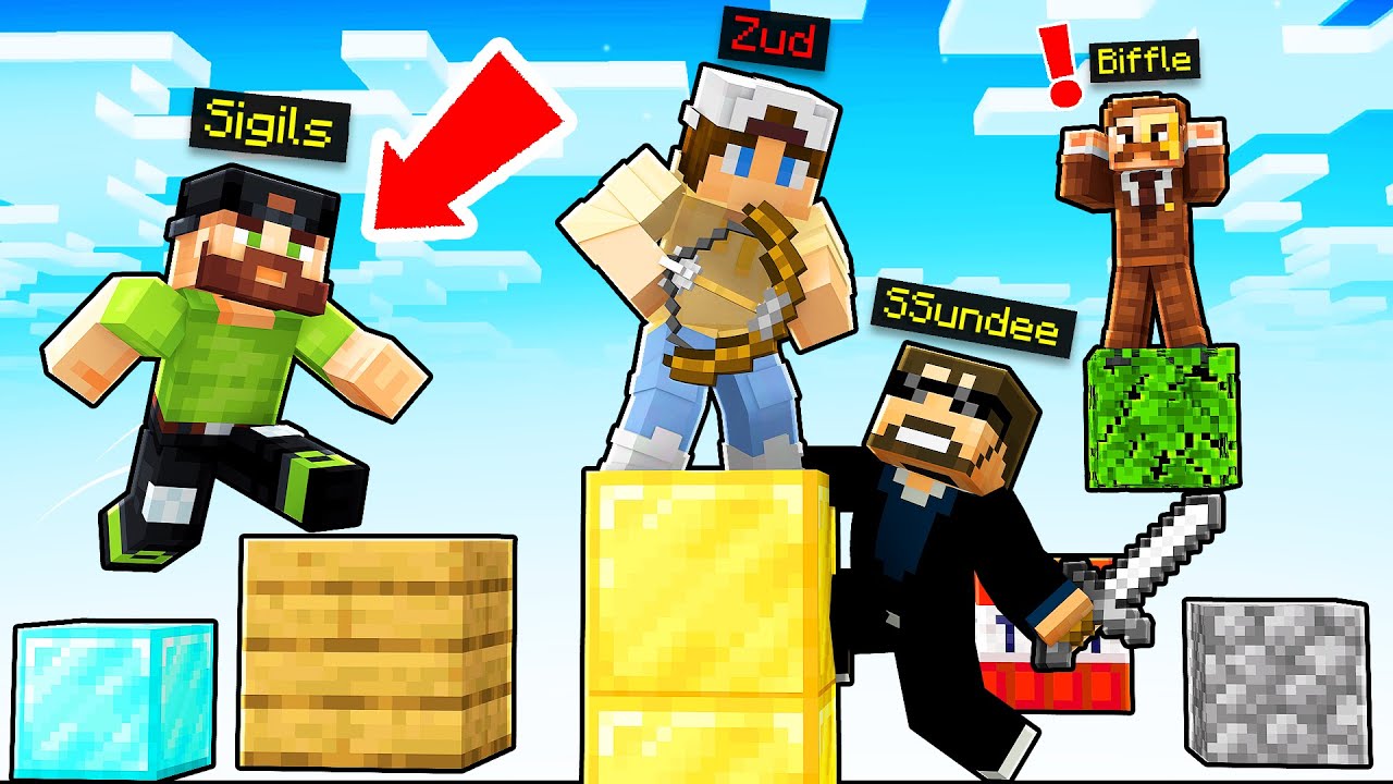 EXTREME Parkour Tag Run in Minecraft...