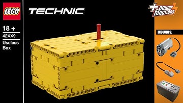 Lego Motorized Useless Box with Building instructions