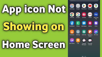 App icon not showing on home screen howto solve app icon not showing in realme/opoo | app icon