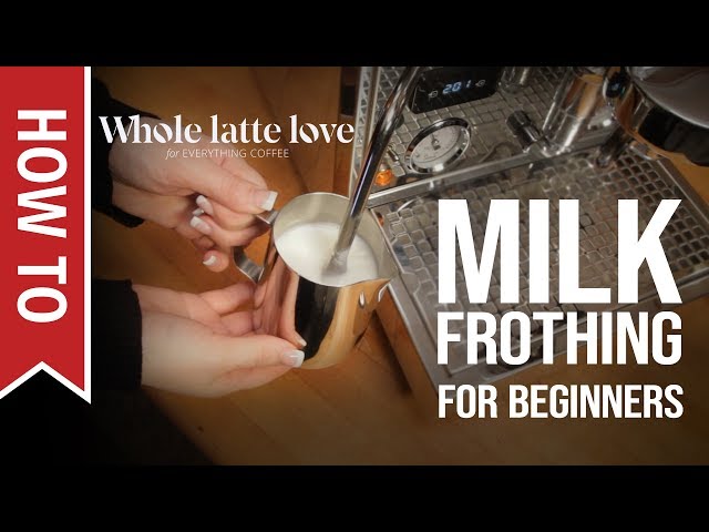 How To: Milk Frothing for Beginners 5 Tips 