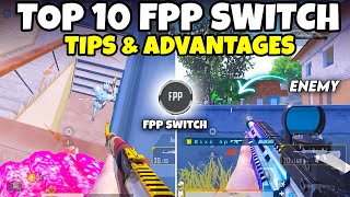 Secret Top 10 FPP Switch Tricks & Advantage | FPP Swap Settings Guide | BGMI / PUBG Mobile