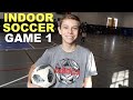 10 GOALS at FIRST INDOOR SOCCER Game!