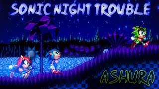 Мульт TAS Sonic Night Trouble Speedrun as Ashura