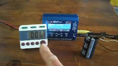 Supercapacitor 500F 2.7V selfdischarge test
