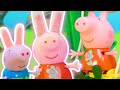 Peppa Pig Dresses up as a Rabbit! 🐰 Peppa Pig Stop Motion | Peppa Pig Official Channel