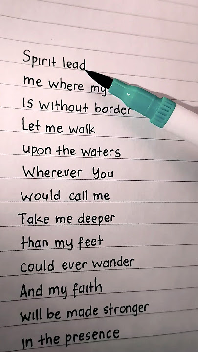 Let's sing and learn English : Oceans (Where Feet May Fail) #shorts #hilsong