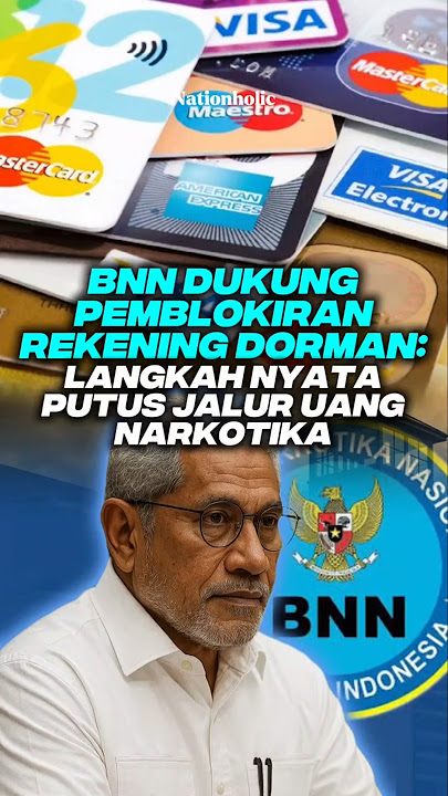 BNN Dukung Pemblokiran Rekening: Langkah Putus Jalur Uang Narkotika #PPATKwarrior #BNNDukungPPATK