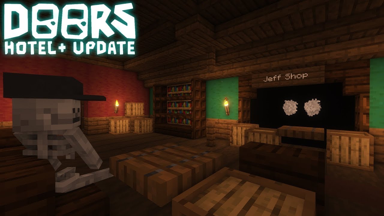 First Minecraft Java Roblox Doors Hotel Update Full Map Gameplay - YouTube