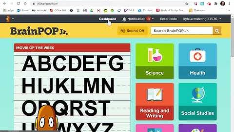 Accessing Brainpop Jr Assignment