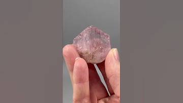 Terminated Spodumene var. Kunzite Crystal