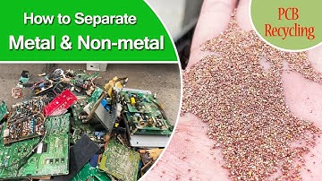 Separation Plant for Metals and Nonmetals of Waste PCBs