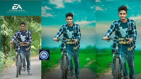 Photoshop Touch manipulation tutorial | How To Change background in PS Touch