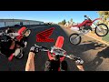 LEGENDARY 2007 CR85R’S REVIVE BIKELIFE HISTORY! * INSANE WHEELIES *