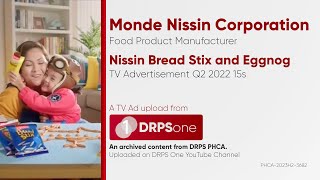 Nissin Bread Stix and Eggnog Cookies TV Ad Q2 2022 15s (Philippines)