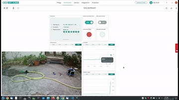 Automatic sprinkler controlled by Arduino Cloud with the ESP8266
