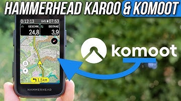 Hammerhead Karoo & komoot Navigation 👉EASY Guide 🚲 Transfer routes and navigation