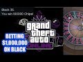 GTA 5 - BETTING $1,000,000 ON BLACK IN ROULETTE!! (GTA 5 Casino DLC)