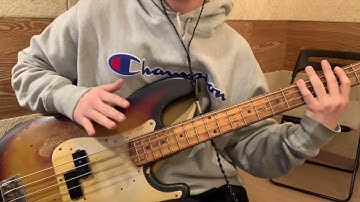 Aretha franklin - Rock steady bass cover
