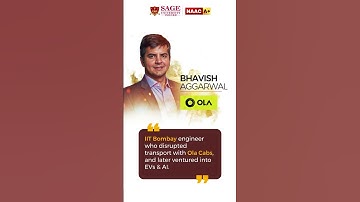 ENGINEERING ICONS | Bhavish Aggarwal | From Ola to EVs & AI | SAGE University Indore