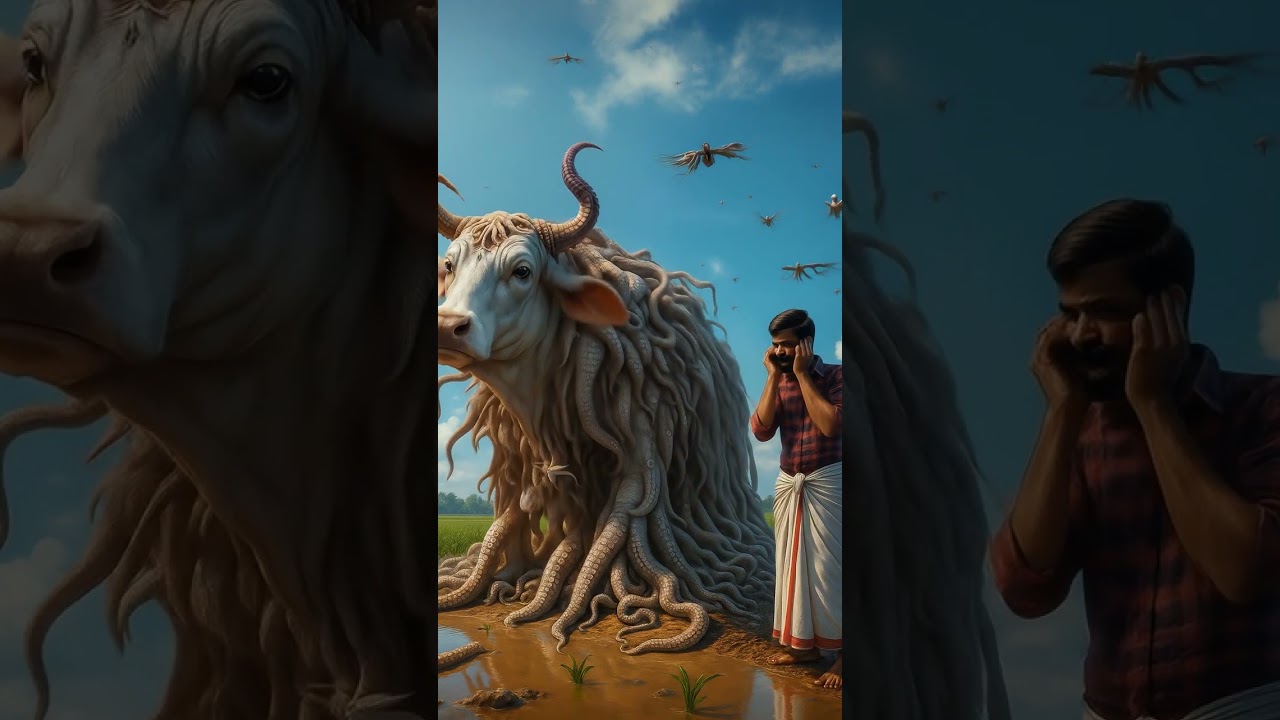 "Cow Covered in Octopus Tentacles Runs in Panic – Rescue Mission Begins! 😱🐄🌀"