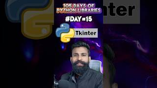 Day 15: Tkinter - GUI Development in Python
