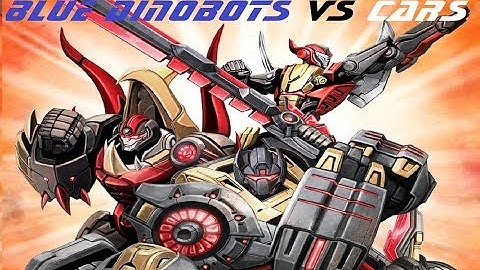 Transformers TCG: Blue Dinobots VS Cars