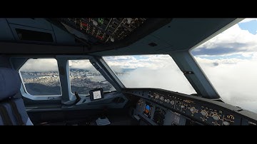 MSFS 2020 - ILS approach at Hong Kong with city view | 4K | Ultra