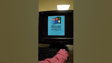 Windows for Workgroups 3.11 on MS-DOS 6.22 Bootup startup sound on Pentium II PC in the BACKROOMS