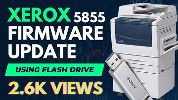 Xerox 5855 | Update firmware using USB drive