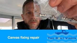 Canvas fixing repair