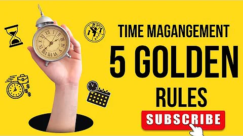 Master Your DAY With Effective Time Management! | Master TIME MANAGEMENT with These 5 Golden Rules! 