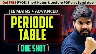 Periodic Table One Shot All Concepts Pyqs Covered Jee Main Advanced Junoon 2026 Esaral