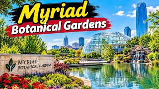 Myriad Botanical Gardens Oklahoma City 🌿 | Beautiful Nature Walk | Cross country tour episode 3