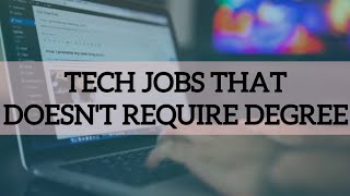 Tech jobs that doesn't require Degree | TrustLogics - Without Degree Tech Job screenshot 1