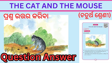 Odisha Class 4 English The Cat And The Mouse Questions Answer 🐈 The Cat And the Mouse Questions Ans