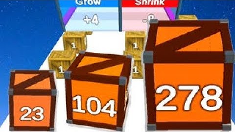 🍎NUMBER BOX RUN - Count Master : Level Up Numberblocks