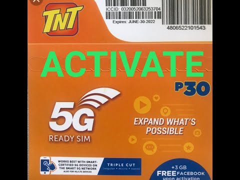 How to Activate TNT-5G SIM (EASIEST WAY) - Philippines - YouTube