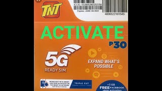 How To Activate Tnt5g Sim easiest Way  Philippines