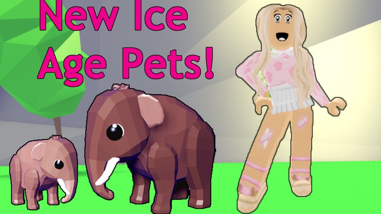 New How To Get The New Ice Age Pets In Club Roblox Youtube - club roblox neon pets