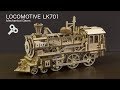 Wooden Locomotive Train from Robotime plywood ROKR LK701 Build Video + Discount code
