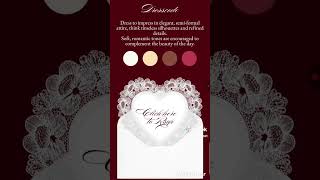 Burgundy Save the Date Wedding Website: Editable Canva Template, RSVP, Countdown, Vintage, Old Money