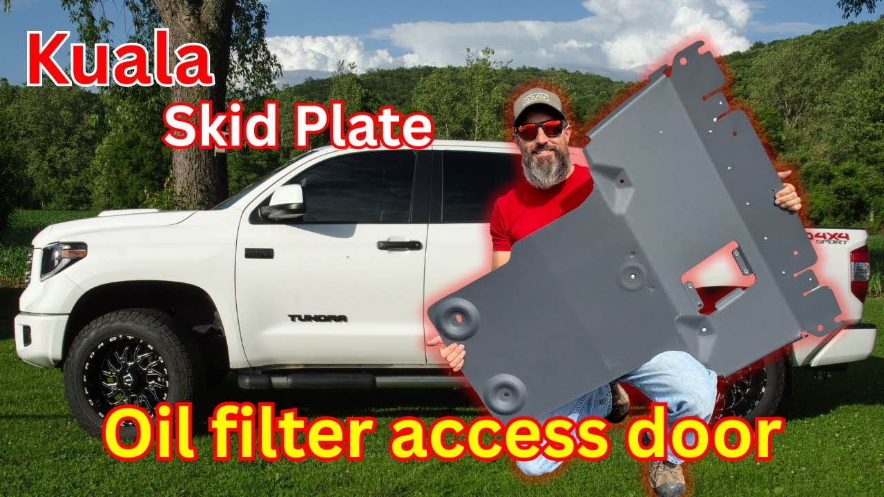 Новое решение для замены масла — защитная пластина Kuafu с дверцей доступа (Toyota Tundra 2021)