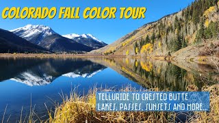 Best fall colors in Western Colorado? We visit lakes, mountains, towns and passes to find out!