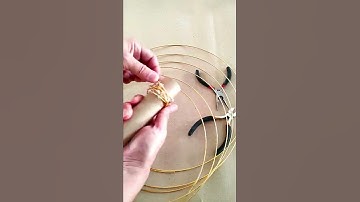 Porta guardanapo aramado short #portaguardanapo #diynapkinholder #videoshort #short