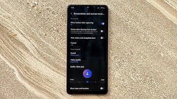 How to Hide Status and Navigation bar while Screen recording in Samsung Galaxy A42 5G