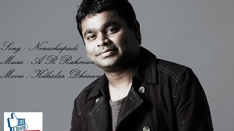 Nenaichchapadi - Kadhalar Dhinam / A R Rahman Hits High Quality Audio Song Bass Boosted Remastered