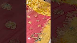 🔥करवाचौथ स्पेशल Pure Organza सिल्क साड़ी💥Red स्पेशल #saree #shorts #ytshorts #youtubeshorts #viral