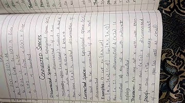 example of connected spaces