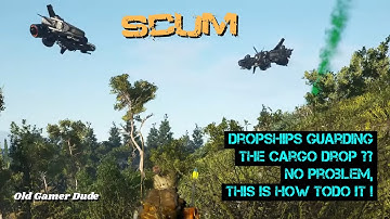 SCUM 1.0: How to loot Cargo Drop with Dropships | Solo play #scum #survival #scumguide #scumgameplay